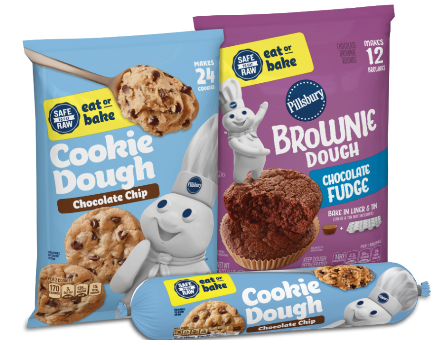 Pillsbury ready to eat cookie dough